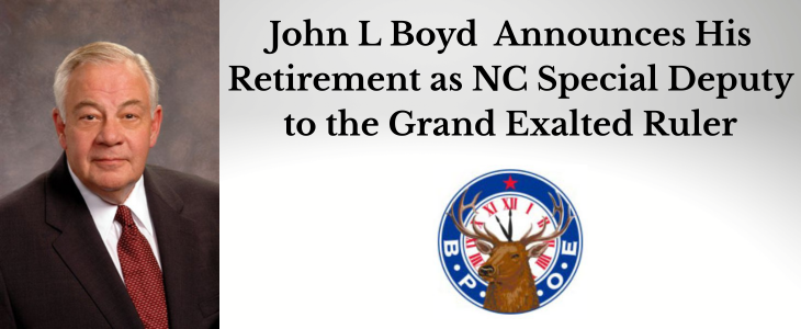 John Boyd Announces His Retirement